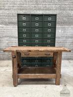 Oude werkbank uit timmermanschool 157 cm lengte, Ophalen of Verzenden, Zo goed als nieuw, 120 tot 170 cm