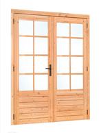 Douglas dubbele deur met glas, Ophalen, Gebruikt, 120 cm of meer, Binnendeur