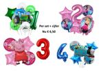 folie ballonnen set | verjaardag cijfer 1 - 5 | Div thema's, Nieuw, Versiering, Ophalen of Verzenden, Verjaardag