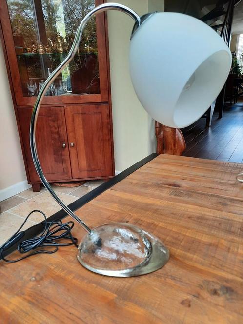 Leucos unieke Italiaanse design tafellamp met Murano glas, Huis en Inrichting, Lampen | Tafellampen, Zo goed als nieuw, Minder dan 50 cm