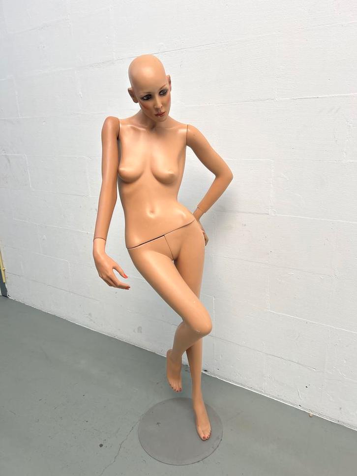 Vrouwelijke  Etalage Paspop Vintage Stijl, Antiek en Kunst, Antiek | Overige Antiek, Ophalen