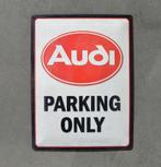 Audi parking only bord | 30x40cm TT 80 90 A8 100 200 V8 A4, Verzamelen, Merken en Reclamevoorwerpen, Nieuw, Reclamebord, Ophalen of Verzenden