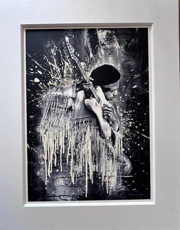 Mr Brainwash zeefdruk pop art Jimmy Hendrix beschikbaar voor biedingen