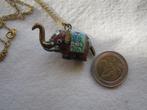 21.  Aparte oude hanger, olifant cloisonne, Sieraden, Tassen en Uiterlijk, Antieke sieraden, Ophalen