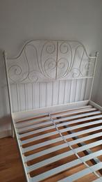 IKEA bed 140x200, Huis en Inrichting, Slaapkamer | Bedden, Wit, Tweepersoons, Zo goed als nieuw, Hout