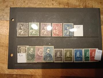 Postzegels Nederland Gestempeld en ongebruikt  beschikbaar voor biedingen