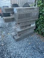 Grijze bielzen stapelblokken biels 21 stuks, Ophalen, Gebruikt, Biels, Minder dan 25 cm