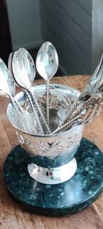 Unieke Margriet - set van zwaar verzilverd bestek., Antiek en Kunst, Antiek | Goud en Zilver, Ophalen of Verzenden, Zilver