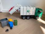 Bruder vuilniswagen met container en drie kliko’s, Ophalen, Gebruikt