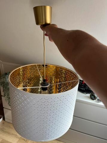 Witte conplete nette ikea hanglamp. beschikbaar voor biedingen