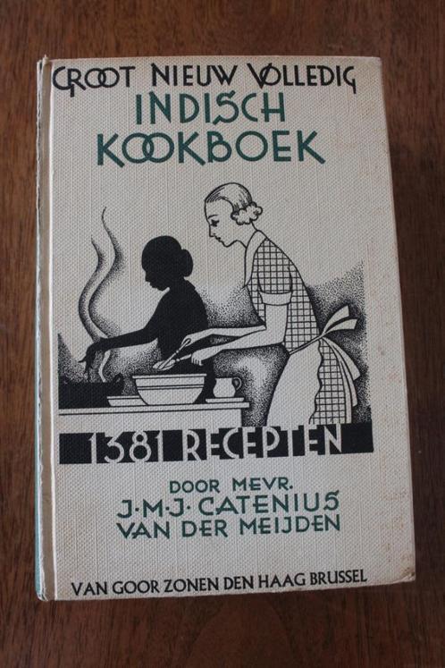 Groot nieuw volledig Indisch kookboek - Catenius - 9e druk, Boeken, Kookboeken, Gelezen, Azië en Oosters, Ophalen of Verzenden