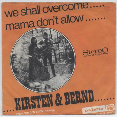 Kirsten & Bernd- We shall Overcome, Cd's en Dvd's, Vinyl Singles, Zo goed als nieuw, Nederlandstalig, Verzenden