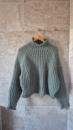 Groene Gebreide Trui, Kleding | Dames, Truien en Vesten, Maat 38/40 (M), Ophalen of Verzenden, Onbekend, Gedragen