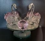 Mooie glazen zwanen versiering - glas, Ophalen of Verzenden