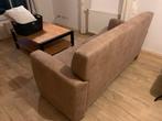 Bankstel leer 2 zits, Ophalen, Gebruikt, Driepersoons, 75 tot 100 cm