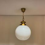 art deco stijl klassieke messing hanglamp schoollamp, Klassiek, Gebruikt, Messing, Art deco
