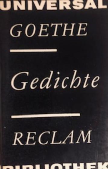 Goethe Gedichte. Reclam, Universaal Bibliothek. (DDR) beschikbaar voor biedingen