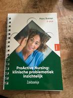 Marc Bakker - ProActive Nursing: zakboekje, Ophalen of Verzenden, Zo goed als nieuw, Marc Bakker, Alpha