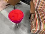 Leolux TamTam Hollow Kruk Roze rood stof Design Hocker