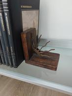 Vintage Boekensteunen Donker Hout, Huis en Inrichting, Ophalen of Verzenden
