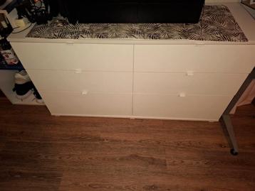 IKEA MALM ladekast – wit – 6 lades