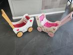 Poppenwagens rood en roze, Ophalen, Zo goed als nieuw