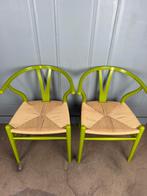 8 Carl Hansen & Søn Hans Wegner CH 24 Wishbone design chairs, Huis en Inrichting, Stoelen, Carl Hansen, Ophalen of Verzenden, Zo goed als nieuw