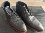 Rehab Zwarte Leren Boots Maat 44, Ophalen of Verzenden, Zo goed als nieuw, Zwart, Boots
