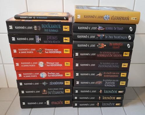 Collectie 20 boeken Raymond E. Feist / complete series, Boeken, Fantasy, Gelezen, Ophalen of Verzenden