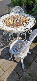 Victoriaanse stijl bistrosetje (brocante), Ophalen, Gebruikt