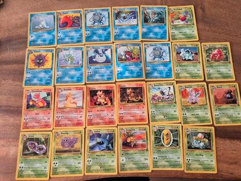Te koop: 100x Vintage Pokémonkaarten (Uncommon – Base, Jungl, Hobby en Vrije tijd, Verzamelkaartspellen | Pokémon, Gebruikt, Meerdere kaarten