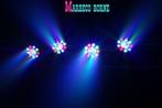 LED Partybar3, 4x led PAR met Magic Balls, effect,RGBW, Afst, Nieuw, Kleur, Ophalen of Verzenden, Licht