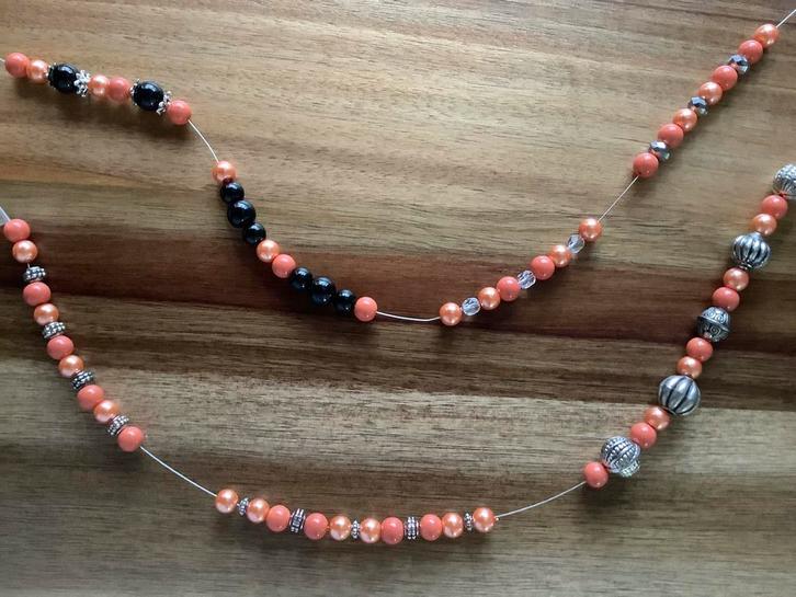 Nieuw! Div. Oranje kettingen, Sieraden, Tassen en Uiterlijk, Kettingen, Nieuw, Oranje, Verstelbaar, Ophalen of Verzenden