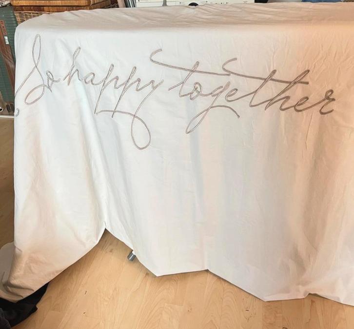 Mooi Riviera Maison lits-jumeaux dekbedovertrek, Huis en Inrichting, Slaapkamer | Beddengoed, Zo goed als nieuw, Dekbedovertrek