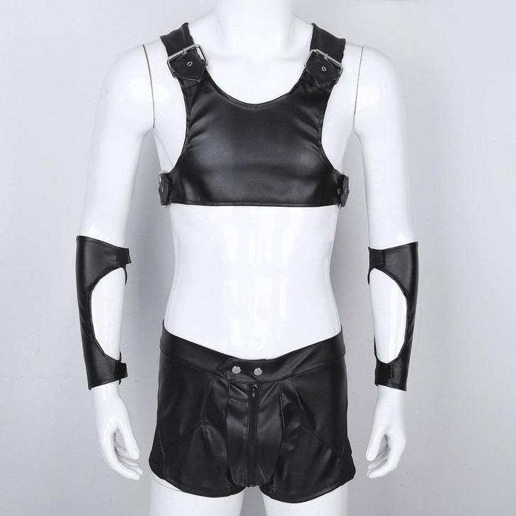 Gladiator pak (sexy heren leren look wetlook gay romeins), Kleding | Heren, Carnavalskleding en Feestkleding, Nieuw, Kleding, Historisch