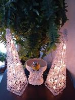 2 kerstlantaarns en kerstkleed met servetjes., Huis en Inrichting, Ophalen, Zo goed als nieuw