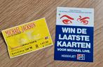 Michael Jackson Dangerous Tour '92 Ticket + Winactie, Verzamelen, Ophalen of Verzenden, Gebruikt, Foto of Kaart