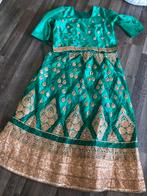 Lehenga fel groen, Ophalen of Verzenden, Zo goed als nieuw, Groen, Galajurk