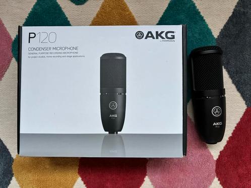 AKG P120 condensator microfoon, Muziek en Instrumenten, Microfoons, Zo goed als nieuw, Studiomicrofoon, Ophalen