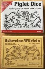 Piglet Dice & Schweine Würfeln - ZGAN, Een of twee spelers, Ophalen of Verzenden, Zo goed als nieuw