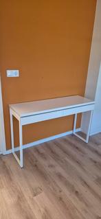 IKEA Besta Burs Sidetable Bureau Wit, Huis en Inrichting, Tafels | Sidetables, Ophalen, 100 tot 150 cm, Zo goed als nieuw, Modern