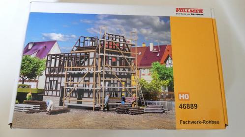 Vollmer 1:87 H0 bouwdoos Vakwerkhuis in aanbouw ovp 46889, Hobby en Vrije tijd, Modeltreinen | H0, Nieuw, Wagon, Gelijkstroom of Wisselstroom