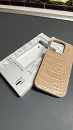 iDeal of Sweden Vegan Leather Case Beige Croco iPhone 16 Pro, Nieuw, Hoesje of Tasje, Ophalen of Verzenden, Ideal of sweden