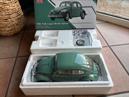 1:12 Volkswagen 1200 Kever 1961 groen Sun Star, Hobby en Vrije tijd, Modelauto's | 1:5 tot 1:12, Zo goed als nieuw, Auto, 1:9 t/m 1:12