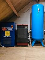 Schroefcompressor met ketel en luchtdroger, Doe-het-zelf en Verbouw, Compressors, Ophalen of Verzenden