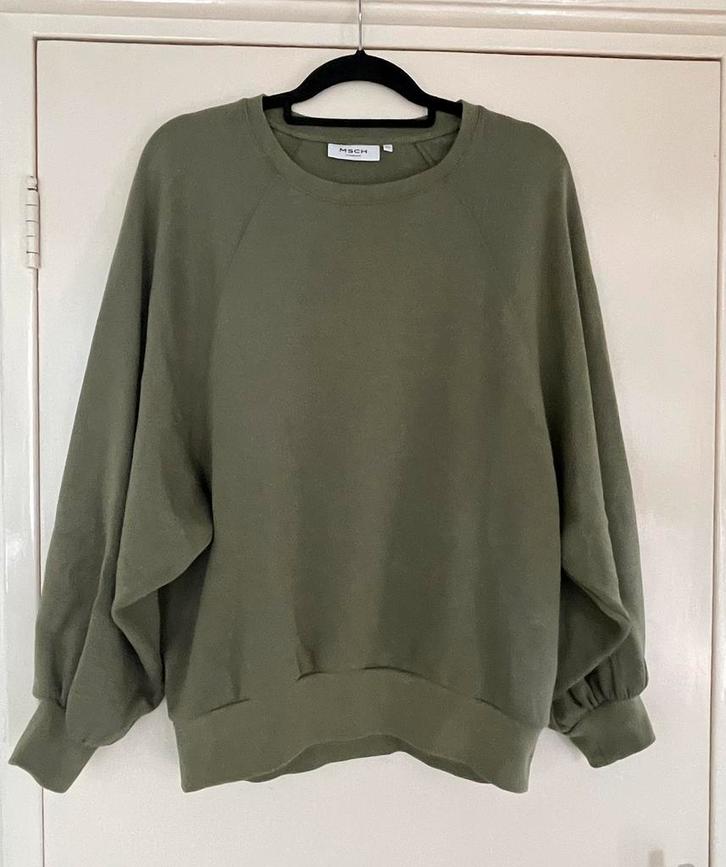 MSCH Copenhagen sweater, mt L, Kleding | Dames, Truien en Vesten, Zo goed als nieuw, Maat 42/44 (L), Groen, Ophalen of Verzenden