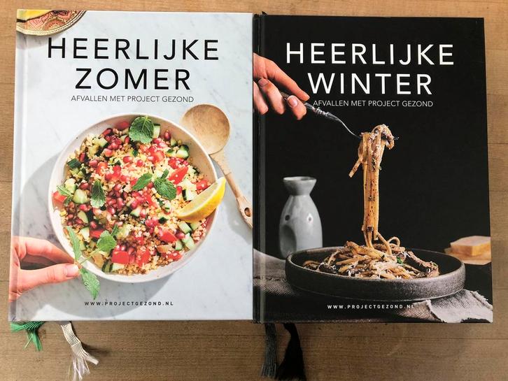 2x Project Gezond. Heerlijke Winter en Heerlijke Zomer, Boeken, Gezondheid, Dieet en Voeding, Zo goed als nieuw, Dieet en Voeding