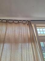 Linnen look gordijnen van IKEA, Ophalen of Verzenden, Zo goed als nieuw, Beige, 200 cm of meer