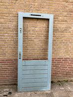 Hardhouten buiten deur 211,5x92,3 mm rechtsdr zonder glas, Doe-het-zelf en Verbouw, Deuren en Horren, Ophalen, Gebruikt, 80 tot 100 cm