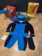 Pietenpak paars blauw maat 104 Sinterklaas compleet set, Ophalen of Verzenden, Zo goed als nieuw